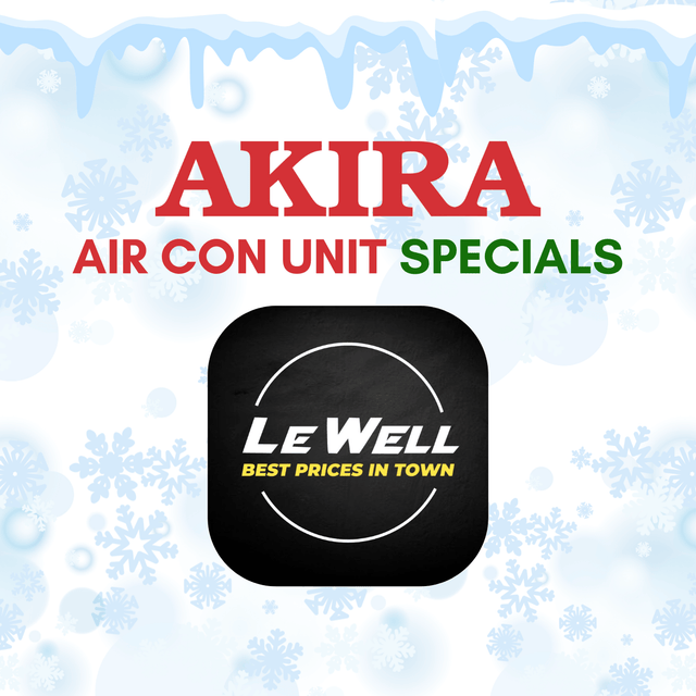AKIRA Air Con Unit SPECIALS at Le Well Company Ltd!