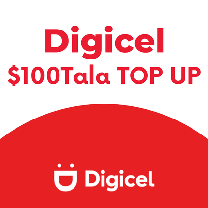 $100 Digicel Topup [PLEASE PROVIDE PHONE NUMBER SO WE CAN TRANSFER TOPUP] - Samoamarket.com