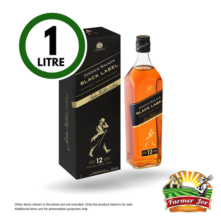 Black Label Whiskey 1L [ 21+ ONLY ] "PICKUP FROM FARMER JOE SUPERMARKET VAITELE ONLY"
