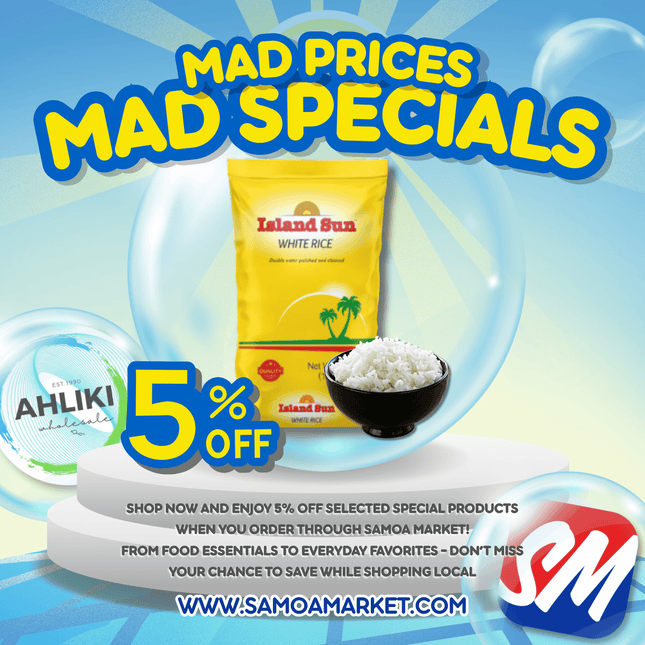 Island Sun Rice 40lb Bag YELLOW "PICKUP FROM AH LIKI WHOLESALE"