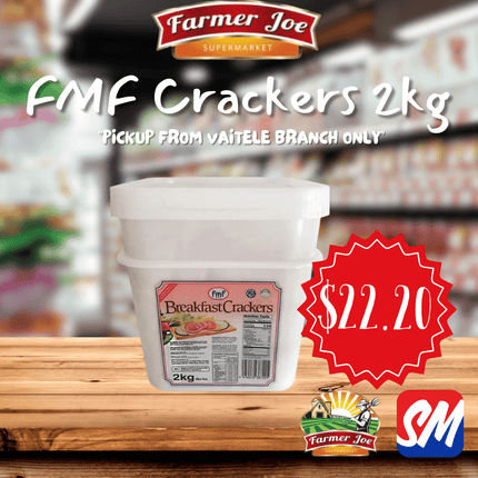 FMF Breakfast Crackers 2kg "PICKUP FROM FARMER JOE SUPERMARKET VAITELE"