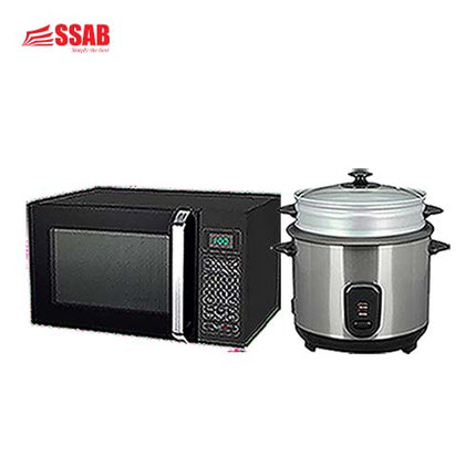 GEVI 30L MICROWAVE GEVI RICE COOKER 2.2L