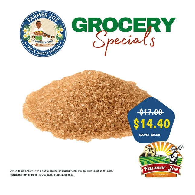 GROCERY SPECIAL! Brown Sugar Repack 5KG "PICKUP FROM FARMER JOE SUPERMARKET VAITELE ONLY"