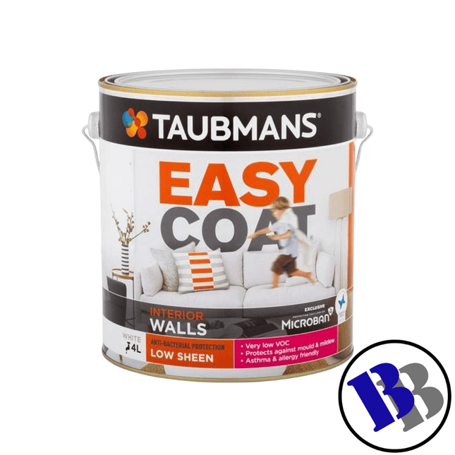 Taubmans Easy Goat Flat White Base 4L - Substitute if sold out "PICKUP FROM BLUEBIRD LUMBER & HARDWARE"