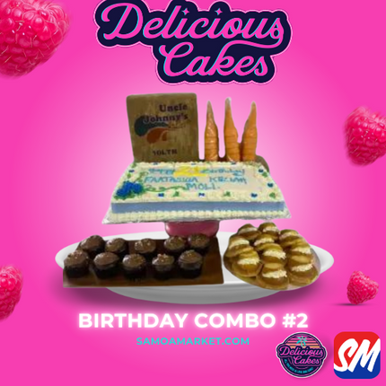 Birthday Combo 2  [PICK UP FROM DELICIOUS CAKE]