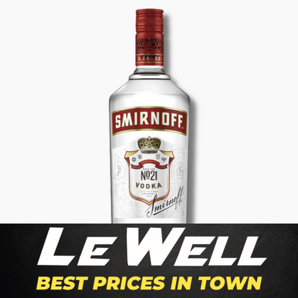 SMIRNOFF RED 1LTR (PICK UP FROM LE WELL COMPANY SAVALALO ONLY)
