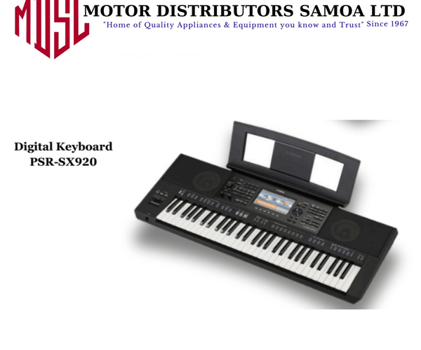 Yamaha Music Digital Keyboard PSR-SX920 (with L-7B Stand & PA300