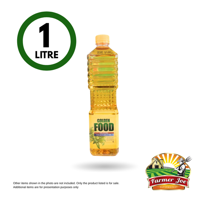 Golden Food Vegetable Oil 1L "PICKUP FROM FARMER JOE SUPERMARKET VAITELE ONLY"