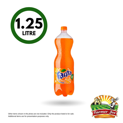 Fanta Orange 1.25L Bottle "PICKUP FROM FARMER JOE SUPERMARKET VAITELE ONLY"