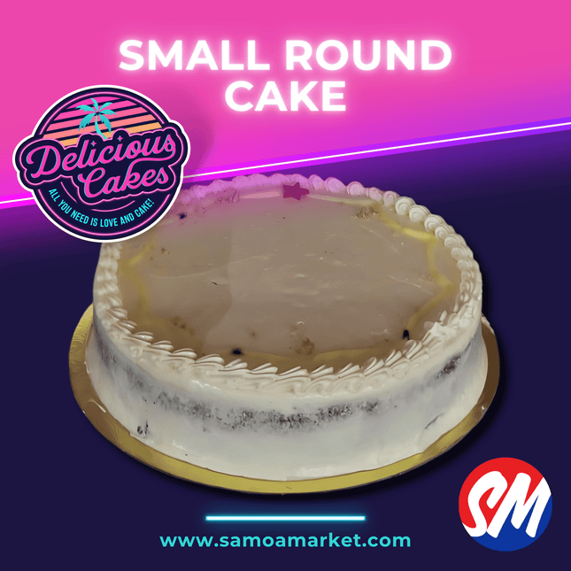 Small Round Cake "PICK UP FROM DELICIOUS CAKES, LEPEA"