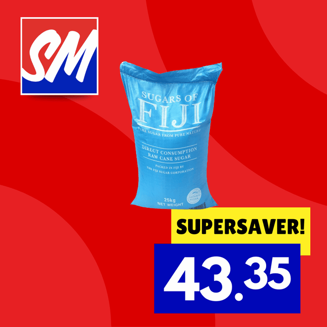SUPERSAVER! Fiji/Thai Raw Brown Sugar 25kg "PICKUP FROM AH LIKI WHOLESALE"