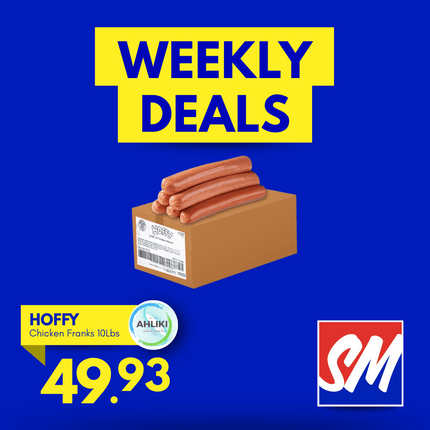 Hoffy Chicken Franks Sausages 10lbs "PICKUP FROM AH LIKI WHOLESALE"