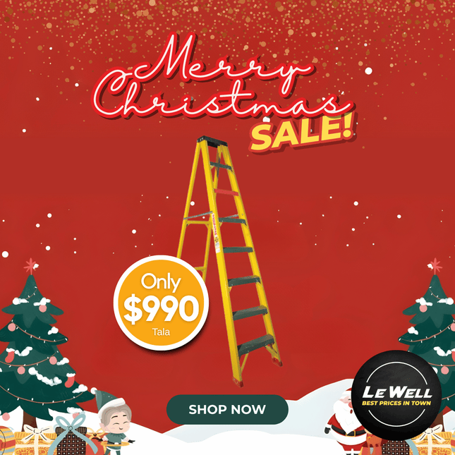 Ladder Fiberglass 10 Steps (PICK UP FROM LE WELL COMPANY SAVALALO ONLY)