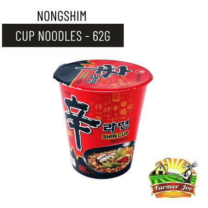 Nongshim Cup Noodle 62g "PICKUP FROM FARMER JOE SUPERMARKET UPOLU ONLY"