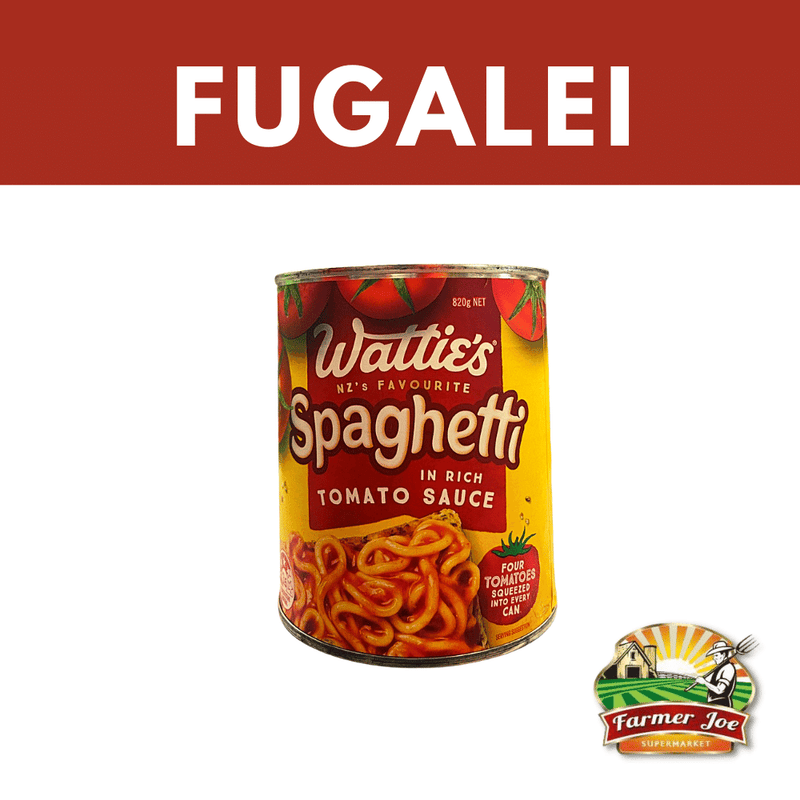 Watties Spaghetti 820g  "PICKUP FROM FARMER JOE SUPERMARKET FUGALEI ONLY"