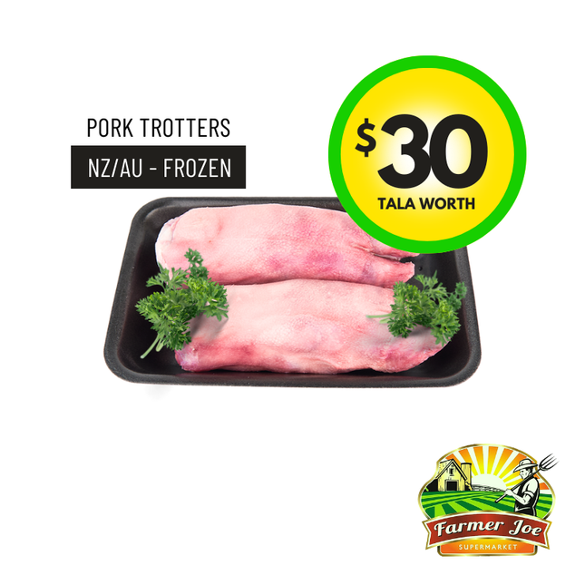 Frozen Pork Trotters $30 Tala Value - "PICKUP FROM FARMER JOE SUPERMARKET UPOLU ONLY"