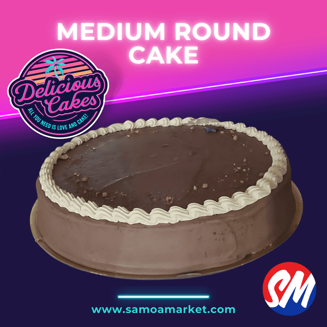 Medium Round Cake "PICK UP FROM DELICIOUS CAKES, LEPEA"