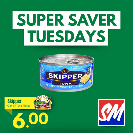 SUPER SAVER TUESDAYS! Skipper Tuna Flakes 320g "PICKUP FROM FARMER JOE SUPERMARKET VAITELE ONLY"