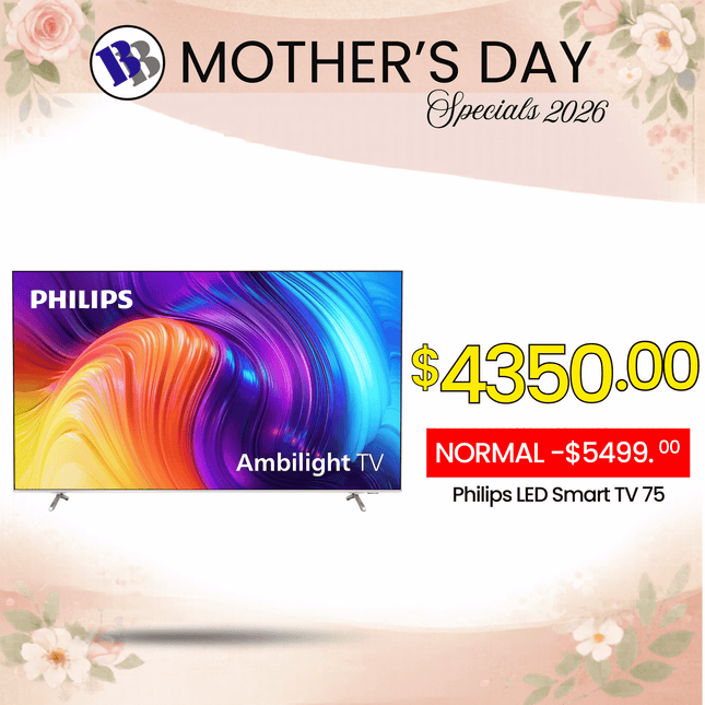 (MOTHERS DAY SPECIAL) Philips LED Smart TV 75 - "PICKUP FROM BLUEBIRD LUMBER & HARDWARE VAITELE ONLY"