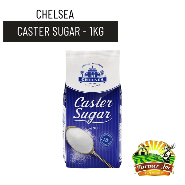 Chelsea Caster Sugar 1kg "PICKUP FROM FARMER JOE SUPERMARKET UPOLU VAITELE ONLY"