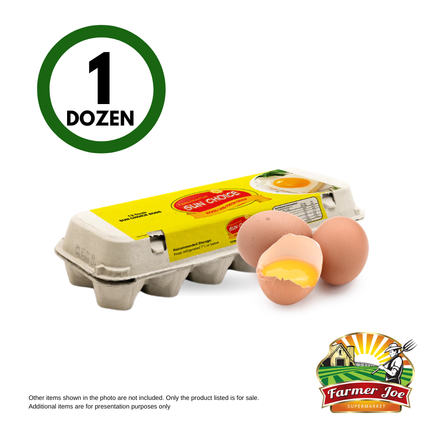 SUPERSAVER! Tanumapua Eggs - Large (Max 5 Dozen Only) "PICKUP FROM FARMER JOE SUPERMARKET VAITELE ONLY"