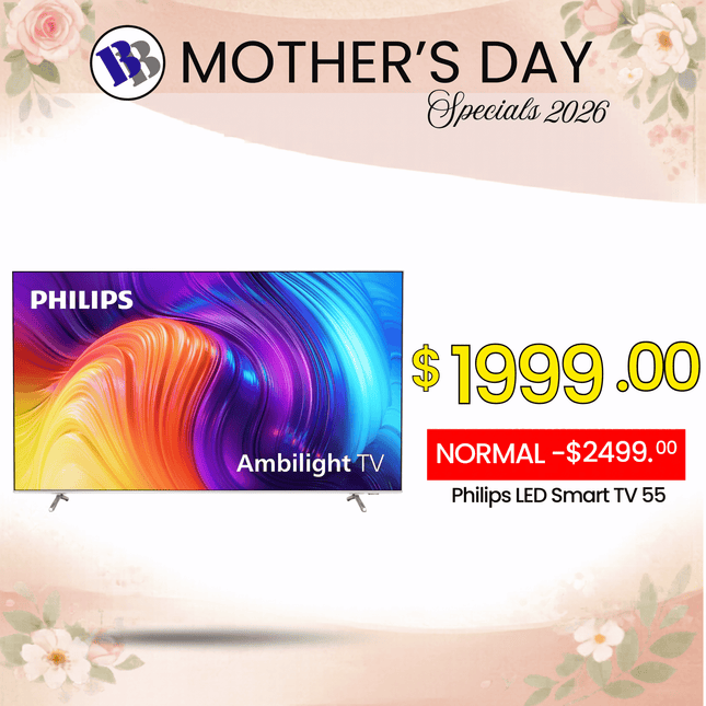 (MOTHERS DAY SPECIAL) Philips LED Smart TV 55 - "PICKUP FROM BLUEBIRD LUMBER & HARDWARE VAITELE ONLY"