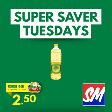 SUPER SAVER TUESDAYS! Golden Food Vegetable Cooking Oil 250ml "PICKUP FROM FARMER JOE SUPERMARKET VAITELE ONLY"