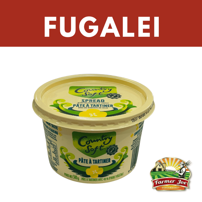 Country Soft Margarine 500g "PICKUP FROM FARMER JOE SUPERMARKET FUGALEI ONLY"