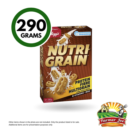 Kelloggs Nutrigrain 290g "PICKUP FROM FARMER JOE SUPERMARKET VAITELE ONLY"