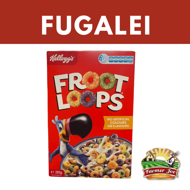 Kelloggs Froot Loops Cereal 285g "PICKUP FROM FARMER JOE SUPERMARKET FUGALEI ONLY"