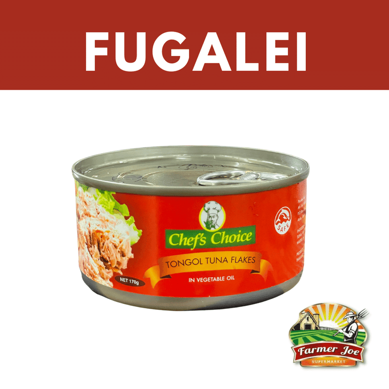 Chefs Choice Tuna Flakes 170g "PICKUP FROM FARMER JOE SUPERMARKET FUGALEI ONLY"