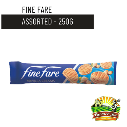 Finefare Cream Biscuit Assorted 250g - "PICKUP FROM FARMER JOE SUPERMARKET UPOLU ONLY"