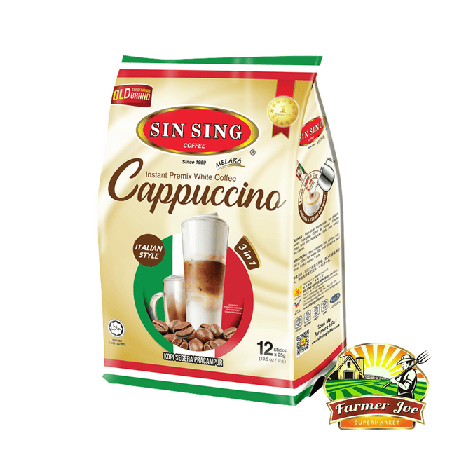 Sin Sing Cappucino 3in1 12pcs "PICKUP FROM FARMER JOE SUPERMARKET UPOLU ONLY"