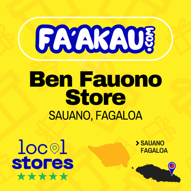 Ben Fauono Store - Sauano Fagaloa > UPOLU (Not Redeemable for Cash)