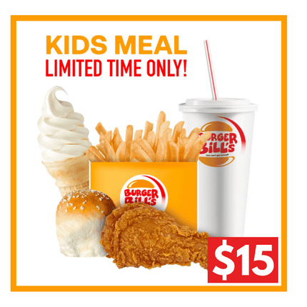 Kids Meal Drumstick Combo "PICKUP FROM BURGER BILLS VAITELE"