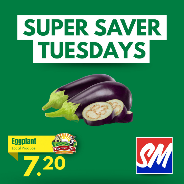 SUPER SAVER TUESDAYS! Eggplant Local Pkt "PICKUP FROM FARMER JOE SUPERMARKET VAITELE ONLY"