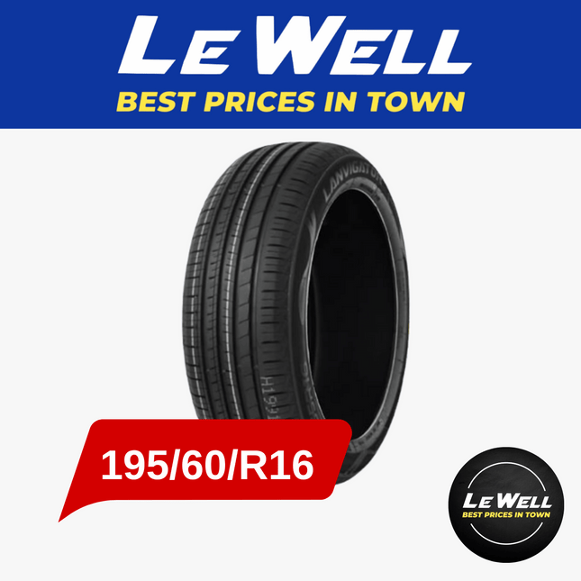 Car Tyre 195/60/R16 (PICK UP FROM LE WELL COMPANY SAVALALO ONLY)