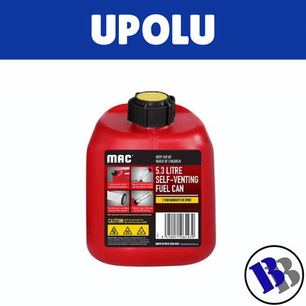 Fuel Can Read 5.3L MAC - "PICKUP FROM BLUEBIRD LUMBER & HARDWARE"