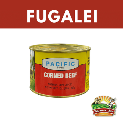 Pacific Corned Beef 453/454g (16oz) "PICKUP FROM FARMER JOE SUPERMARKET FUGALEI ONLY"