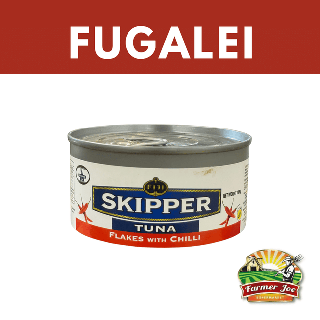 Skipper Tuna Flakes with Chilli185g "PICKUP FROM FARMER JOE SUPERMARKET FUGALEI ONLY"