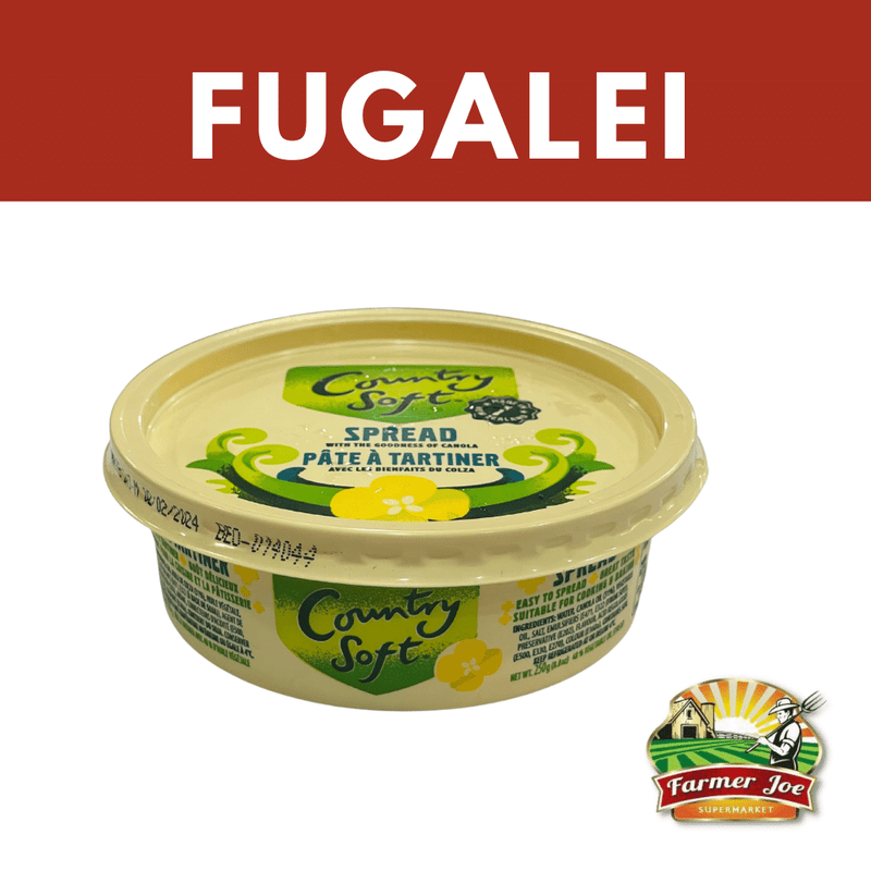 Country Soft Margarine 250g   "PICKUP FROM FARMER JOE SUPERMARKET FUGALEI ONLY"