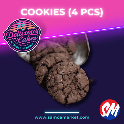 Cookies (4 Pcs) "PICK UP FROM DELICIOUS CAKES, LEPEA"