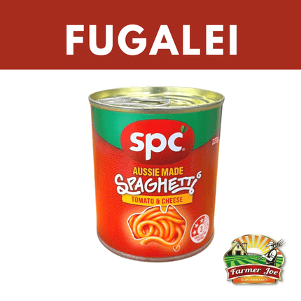 SPC Spaghetti Tomato & Cheese 220g   PICKUP FROM FARMER JOE SUPERMARKET FUGALEI ONLY"