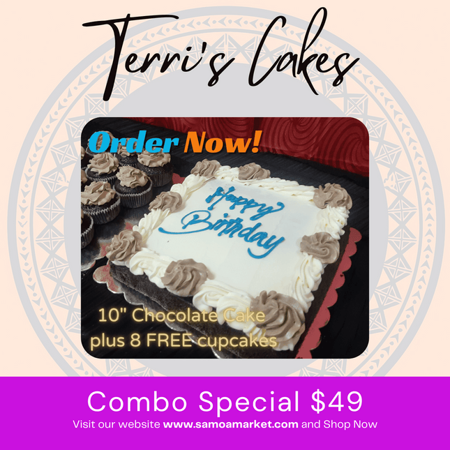 Combo Special $49 SAT (24HRS NOTICE REQUIRED, PICKUP UPOLU ONLY) - "PICK UP FROM TERI'S CAKE"