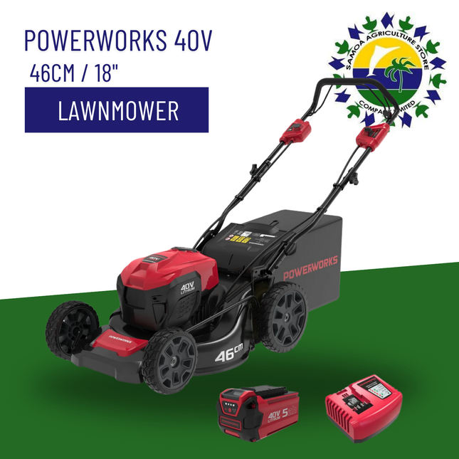 Powerworks 40V 46cm / 18" Lawnmower