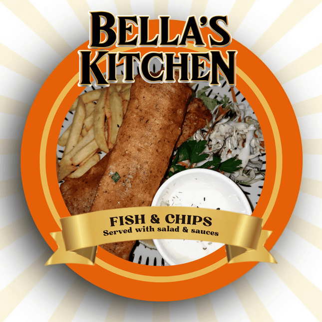 Fish and Chips "PICKUP FROM BELLAS KITCHEN, TAUESE, APIA"