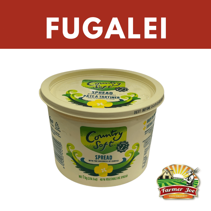 Country Soft Margarine 1KG  "PICKUP FROM FARMER JOE SUPERMARKET FUGALEI ONLY"