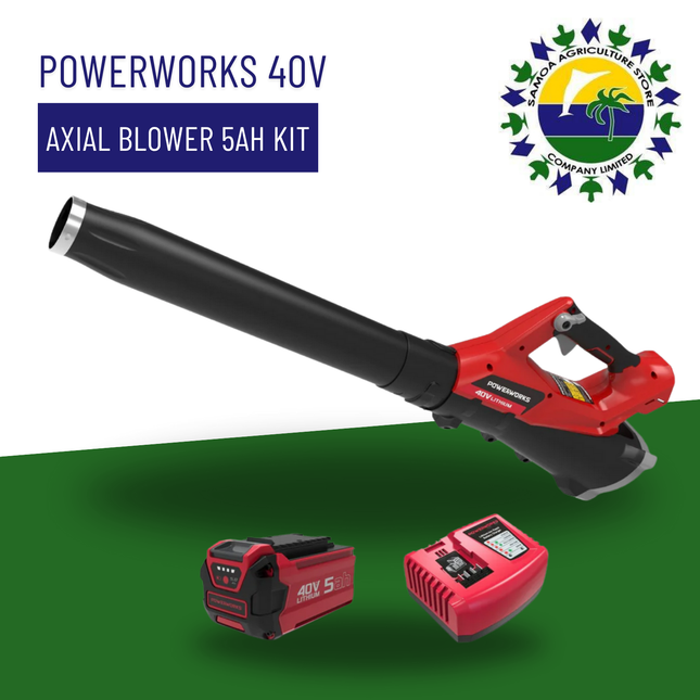 Powerworks 40V Axial Blower 5AH Kit