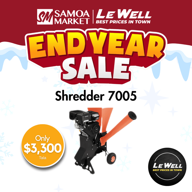Shredder 7005 (PICK UP FROM LE WELL COMPANY SAVALALO ONLY)