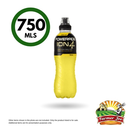 Powerade ION 4 Assorted Flavor 750ml "PICKUP FROM FARMER JOE SUPERMARKET VAITELE ONLY"